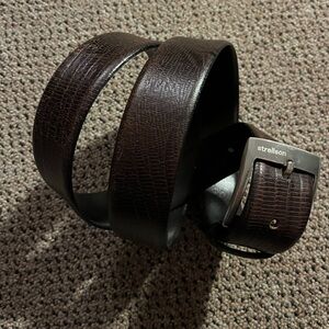 Strellson Men's Brown Leather Belt